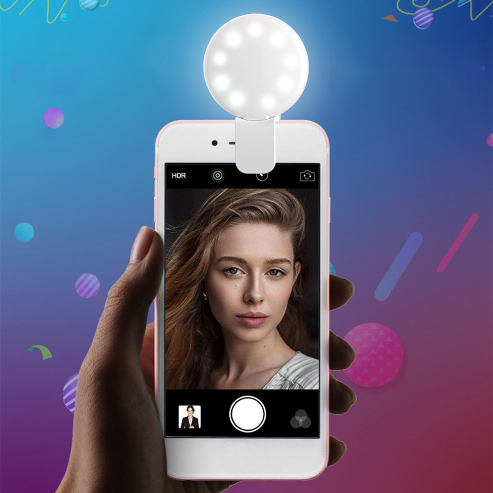 Mini Selfie Light with Clip