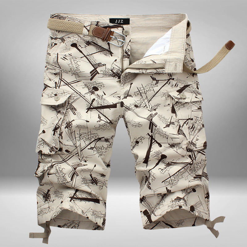 Men's Printed Summer Casual Shorts
