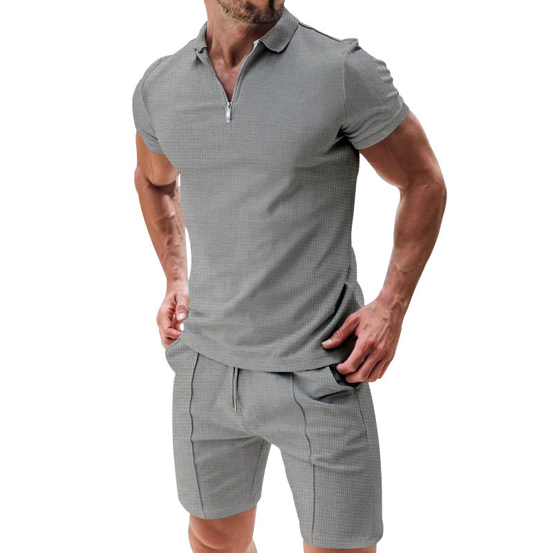 Men's 2Pcs Casual Summer Shorts Set