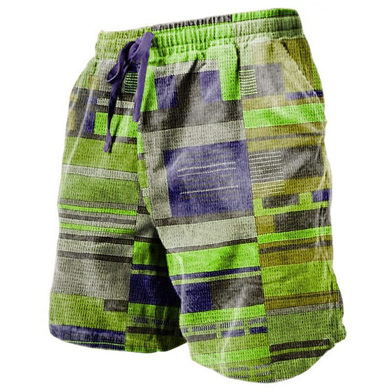 3D Printed Breathable Soft Men's Shorts