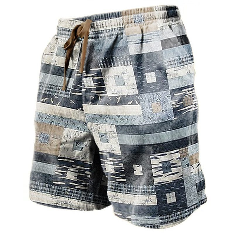 3D Printed Breathable Soft Men's Shorts