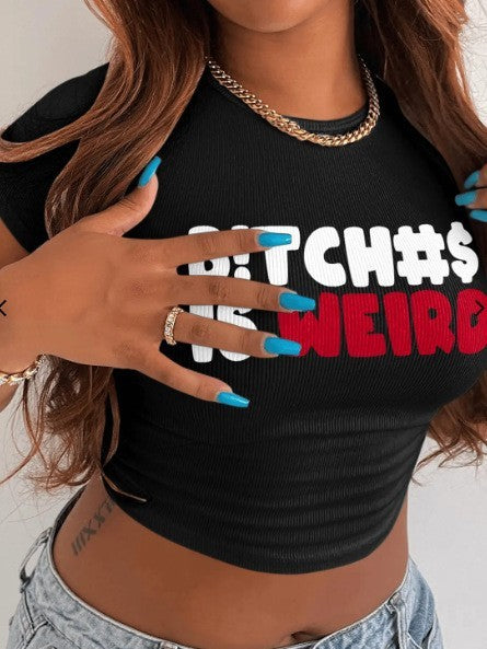 Women's Round Neck Short Sleeve T-shirt