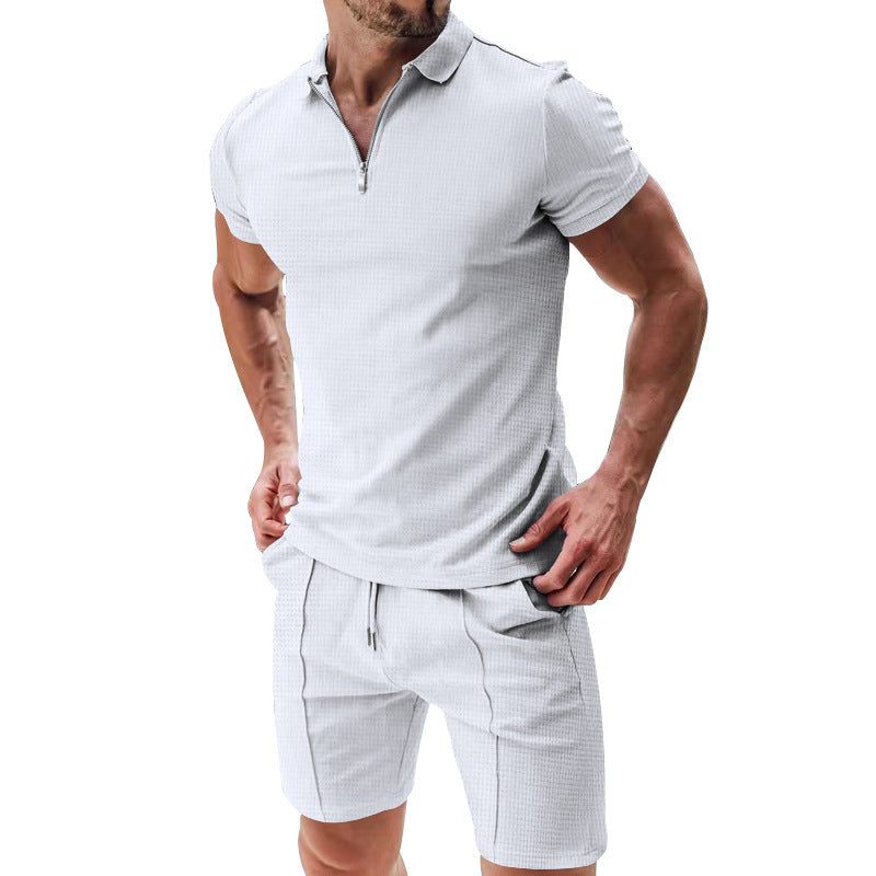 Men's 2Pcs Casual Summer Shorts Set