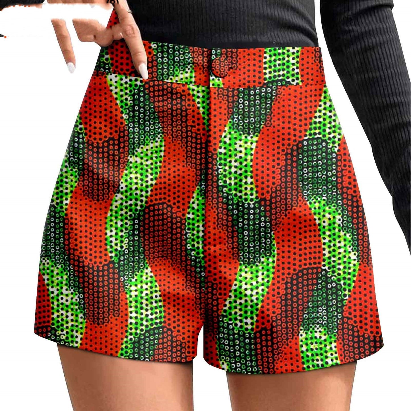 African Printed Batik Shorts
