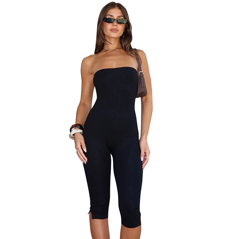 Tube Top Mid Jumpsuit