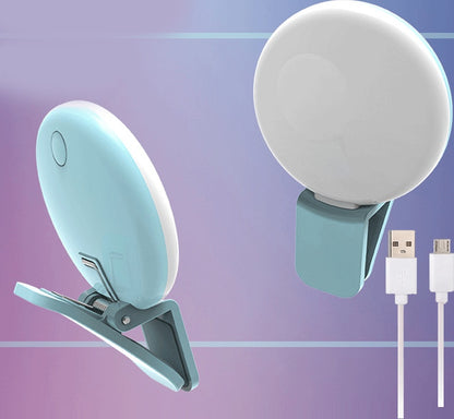 Mini Selfie Light with Clip