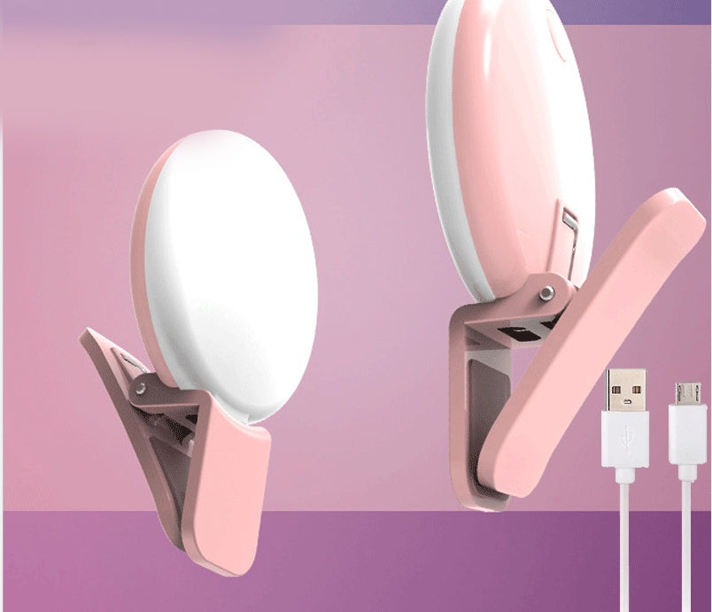 Mini Selfie Light with Clip