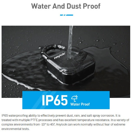 Waterproof L3 Fingerprint Padlock
