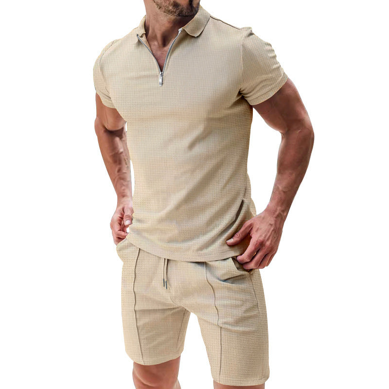 Men's 2Pcs Casual Summer Shorts Set