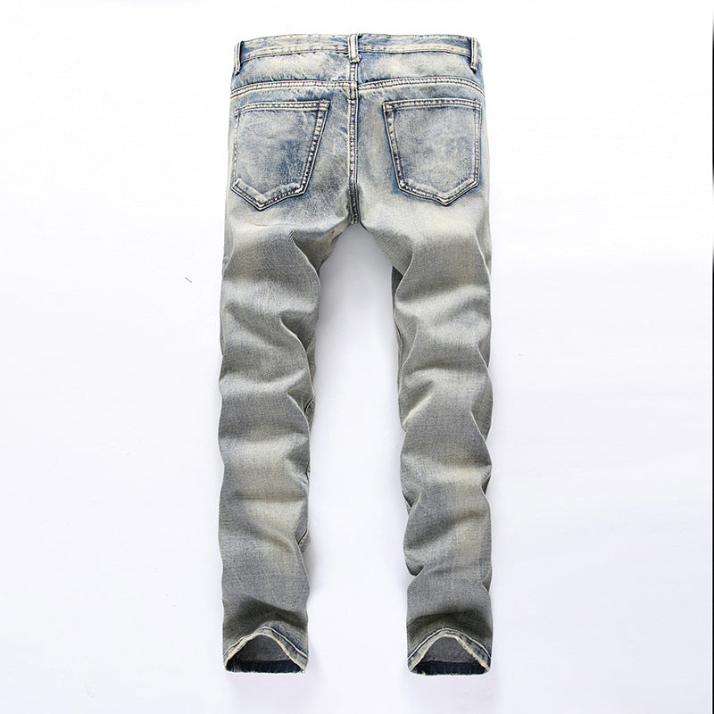 Men's Ripped Jeans Slim Fit
