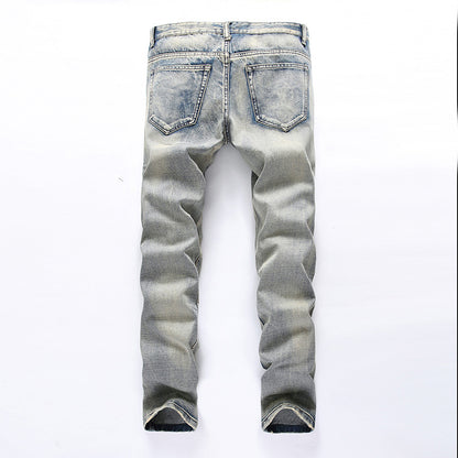 Men's Ripped Jeans Slim Fit