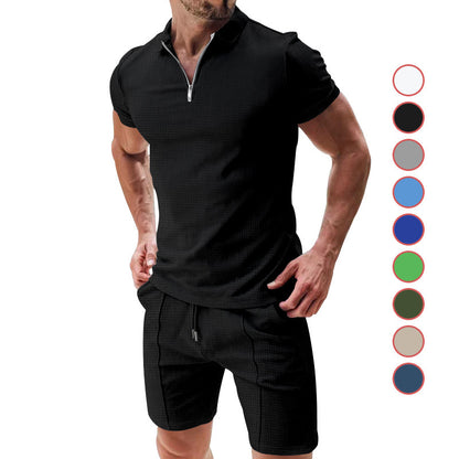 Men's 2Pcs Casual Summer Shorts Set
