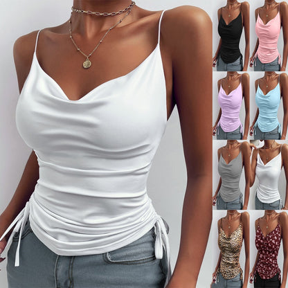 Spaghetti Strap V-neck Camisole