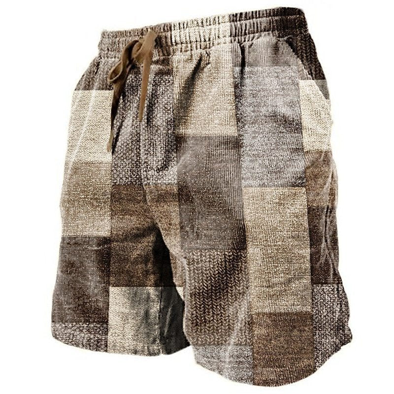 3D Printed Breathable Soft Men's Shorts