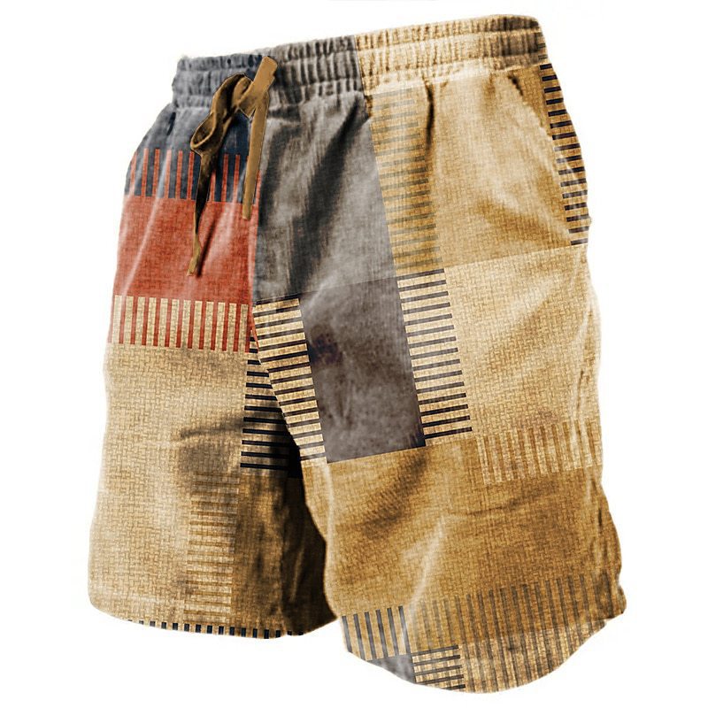 3D Printed Breathable Soft Men's Shorts