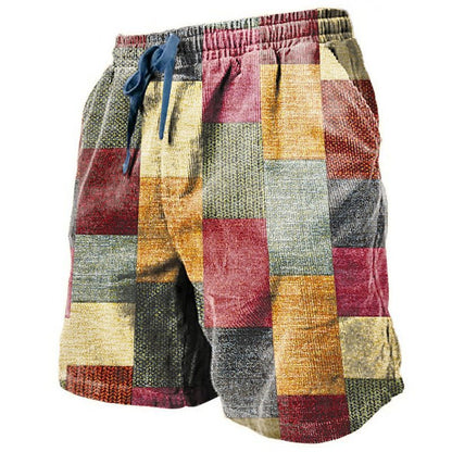3D Printed Breathable Soft Men's Shorts