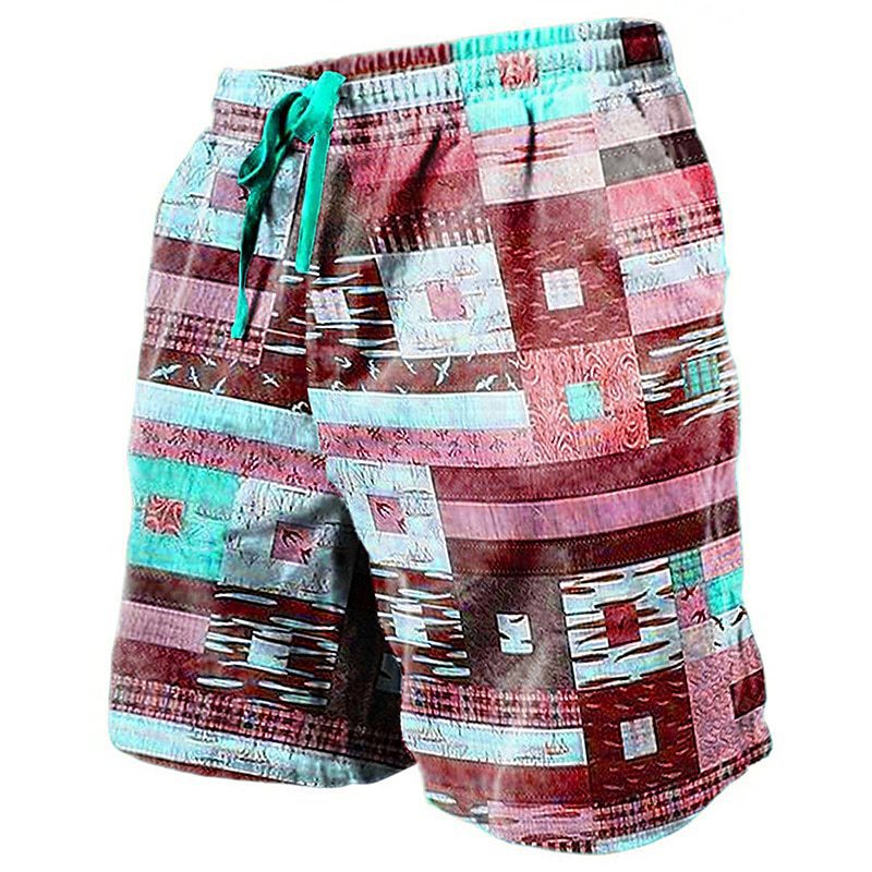 3D Printed Breathable Soft Men's Shorts