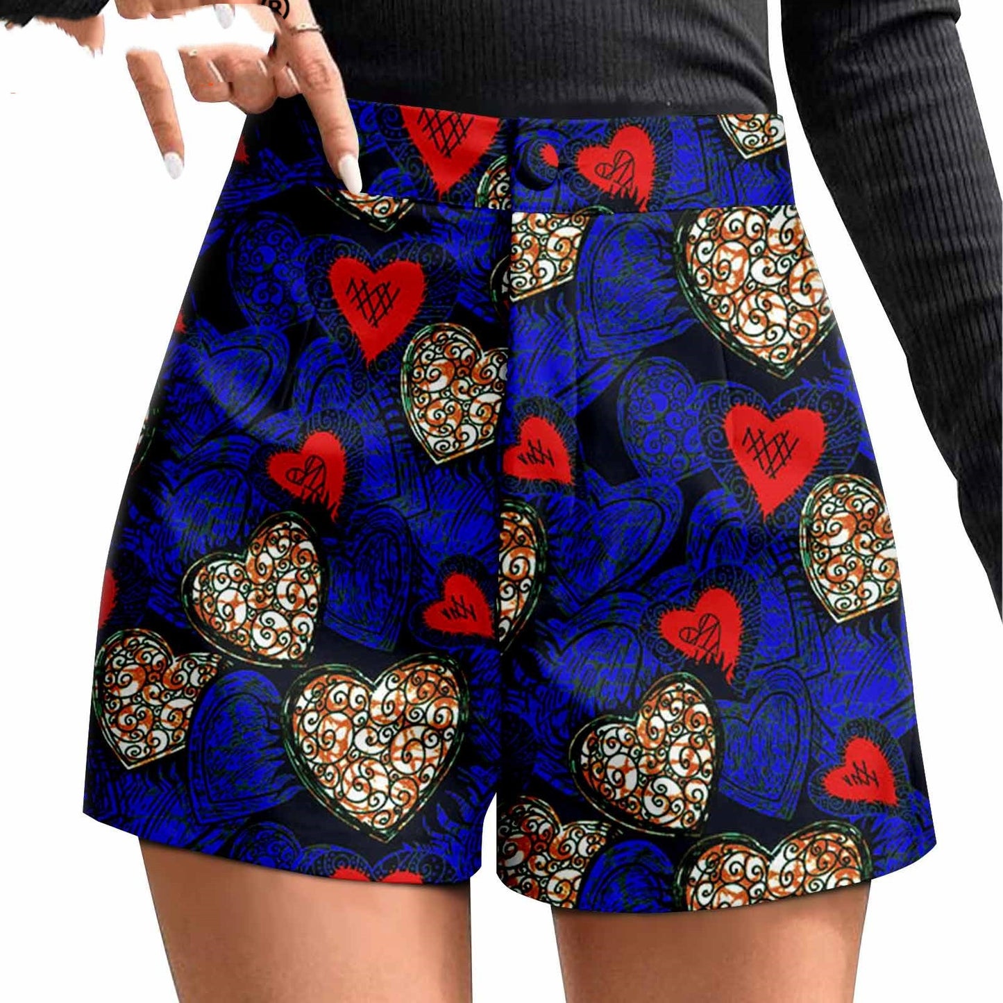 African Printed Batik Shorts