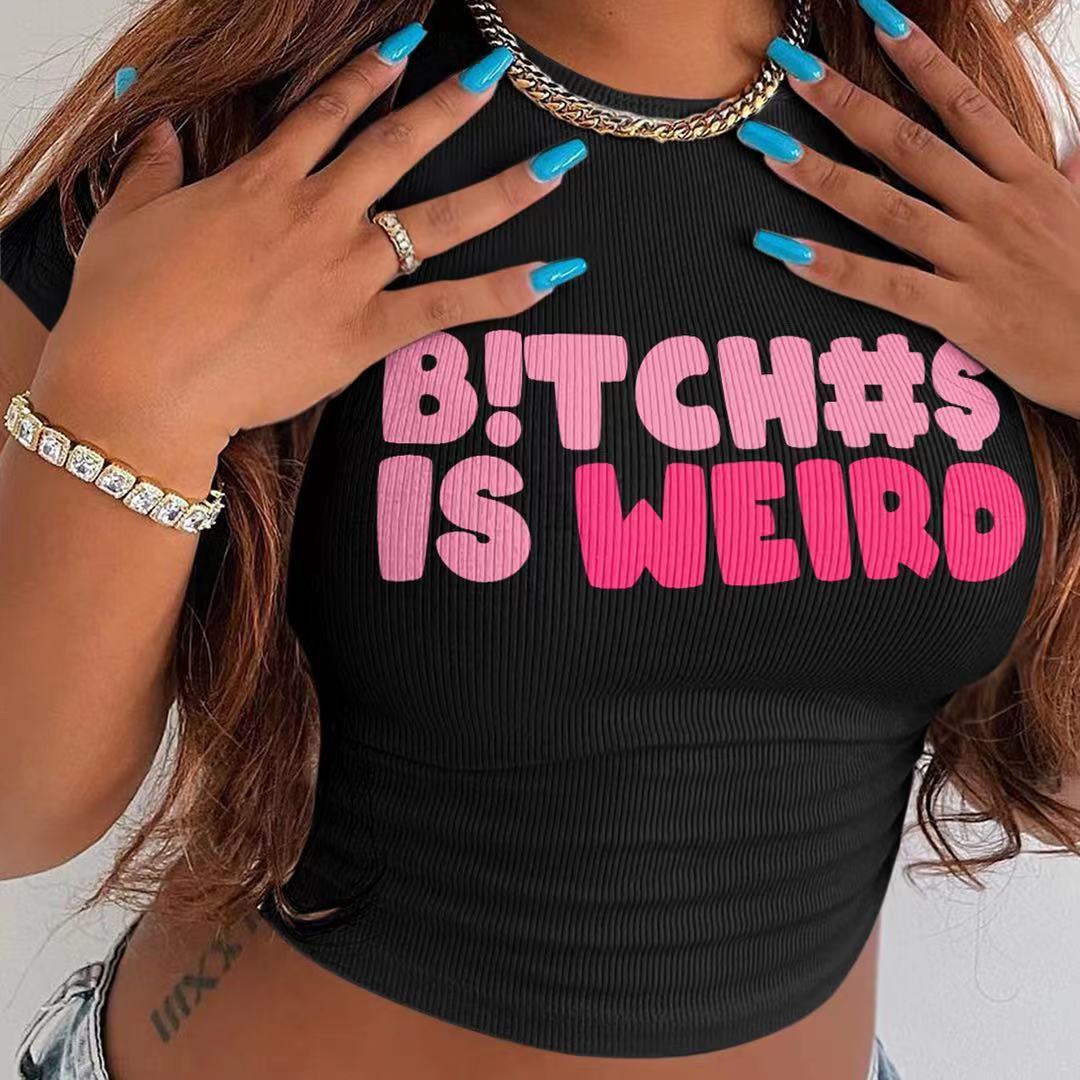 Women's Round Neck Short Sleeve T-shirt