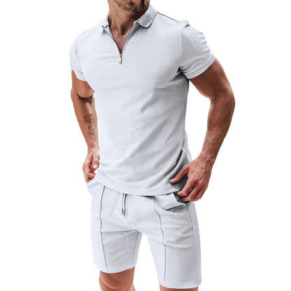 Men's 2Pcs Casual Summer Shorts Set