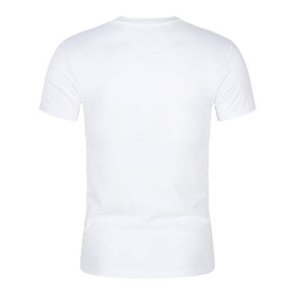 Men's CVC Cotton Short-sleeved Round Neck T-shirt