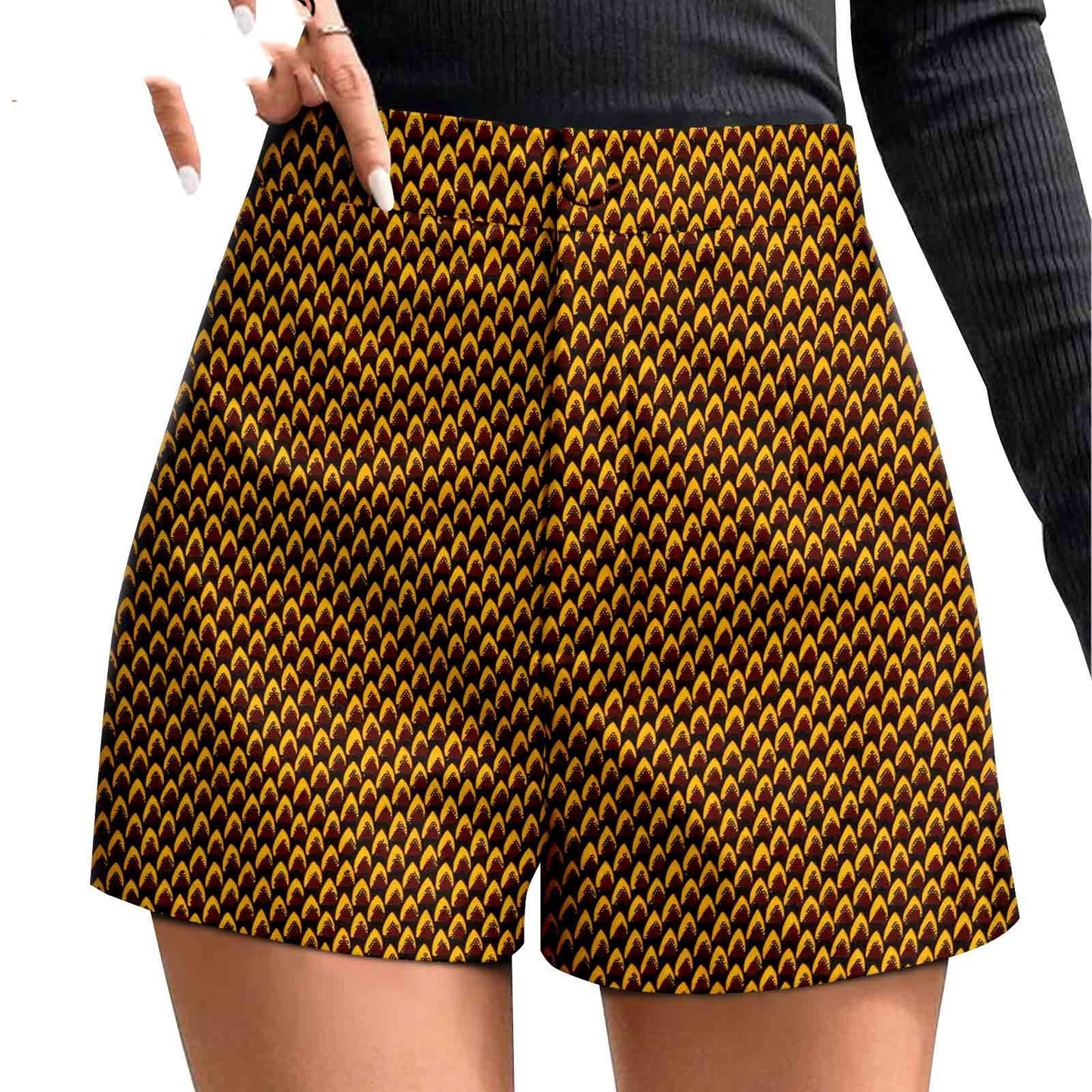 African Printed Batik Shorts